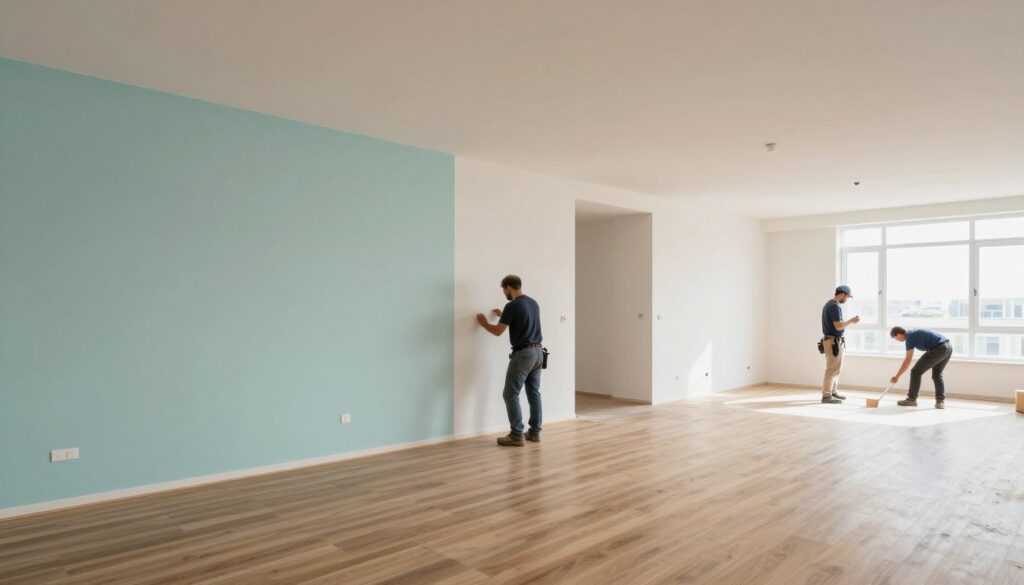 ترميم شقة سكنية حديثة في الكويت
